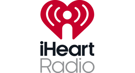iHeartRadio Vertical Logo color black